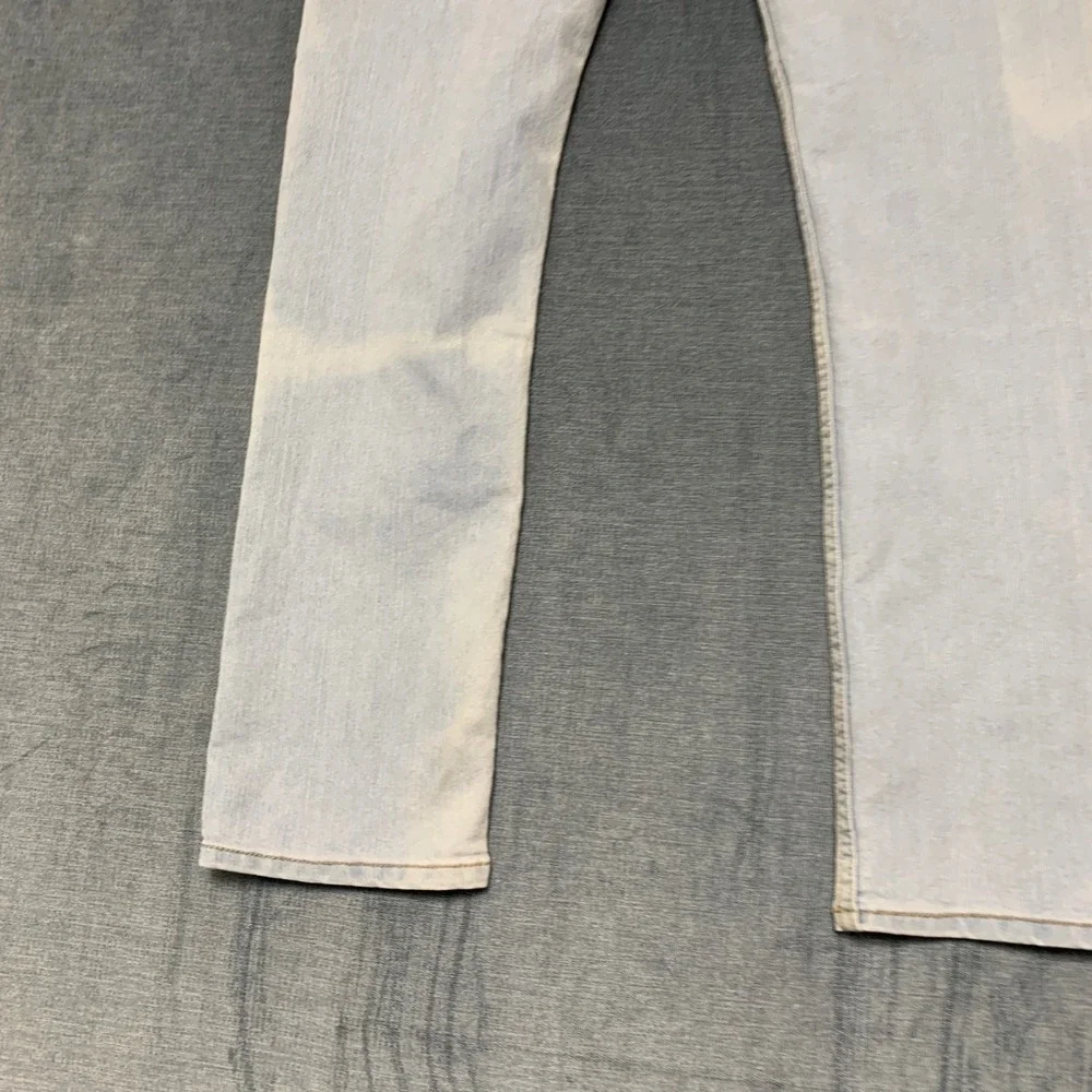 RSQ Jeans Mens 30x30 Blue Denim Cotton Stretch Mid Rise Slim Fit Straight Leg